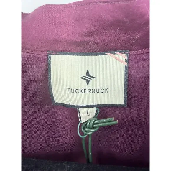 TUCKERNUCK Women’s Merlot Lace Calliope Dress Size L Long Balloon Sleeve Boho - Picture 8 of 16